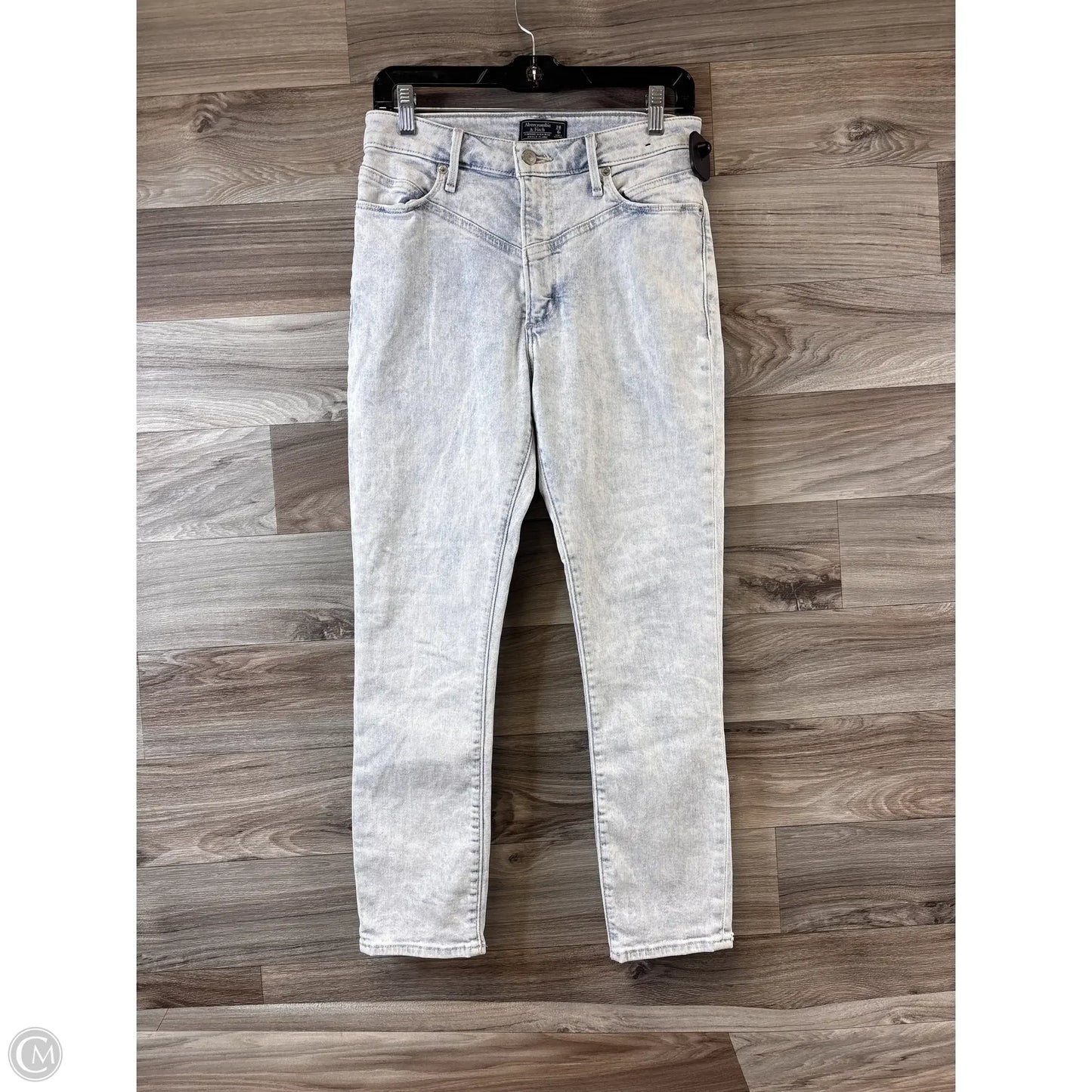 Jeans Flared By Abercrombie And Fitch In Blue, Size: 6p