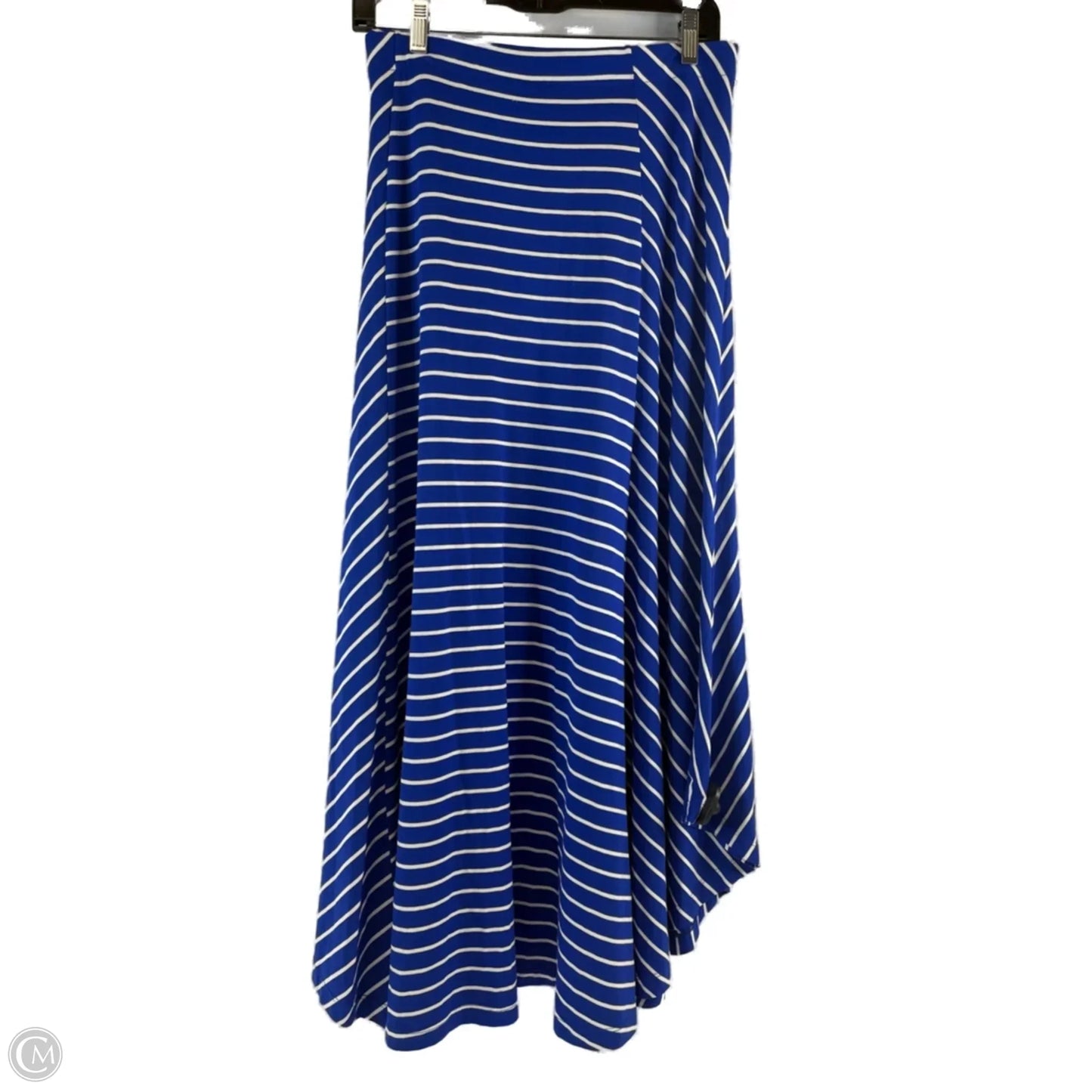 Skirt Maxi By Chicos In Striped Pattern, Size: 12
