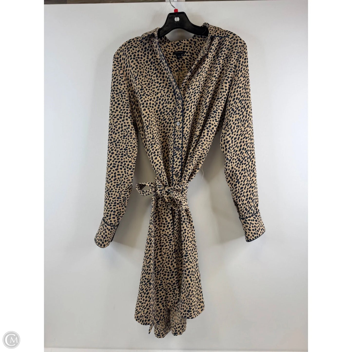 Dress Casual Midi By Ann Taylor In Animal Print, Size: S