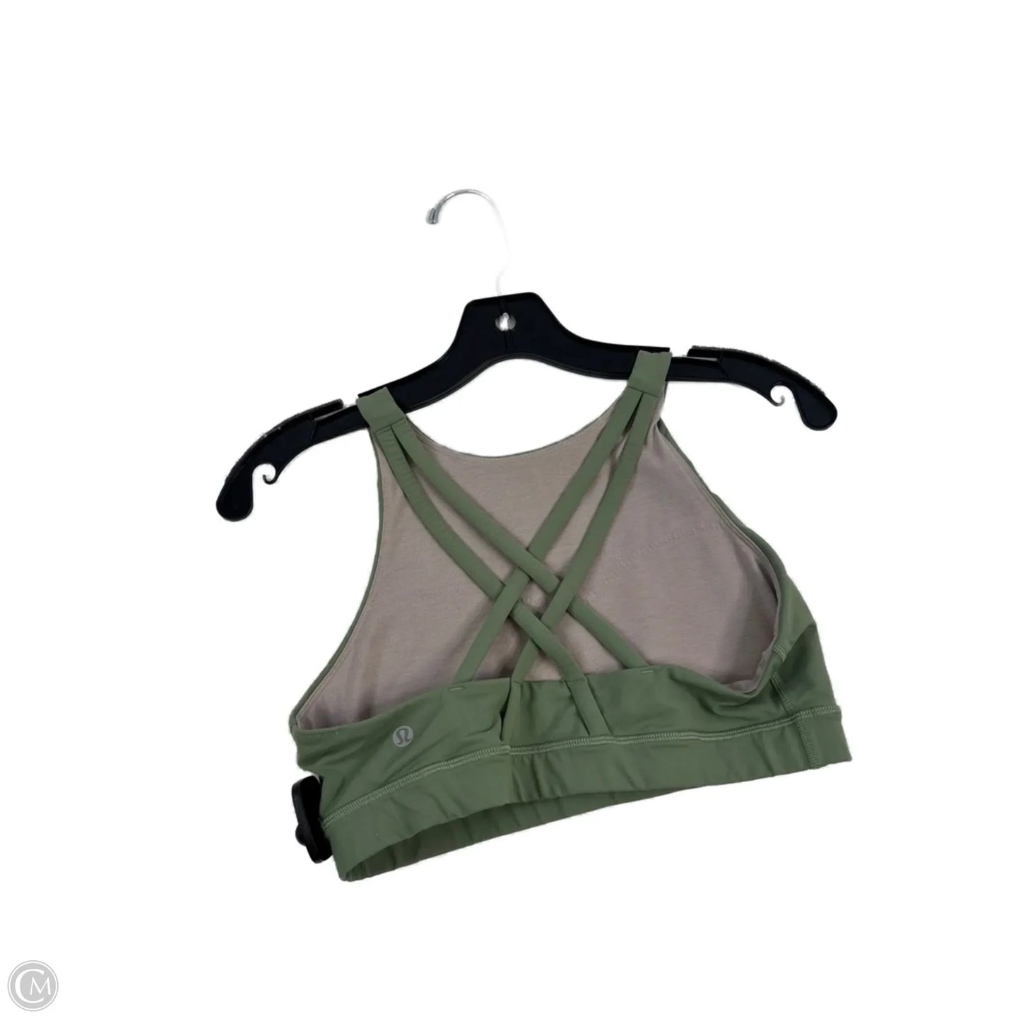 Athletic Bra By Lululemon In Green, Size: M