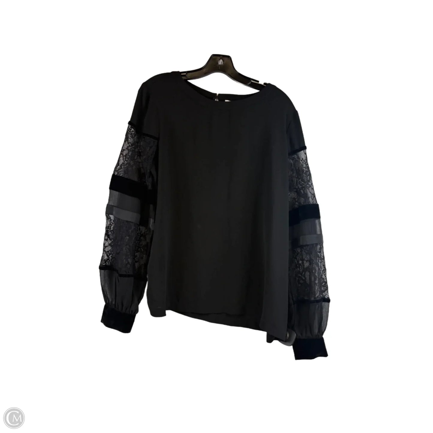 Top Long Sleeve By Loft In Black, Size: M
