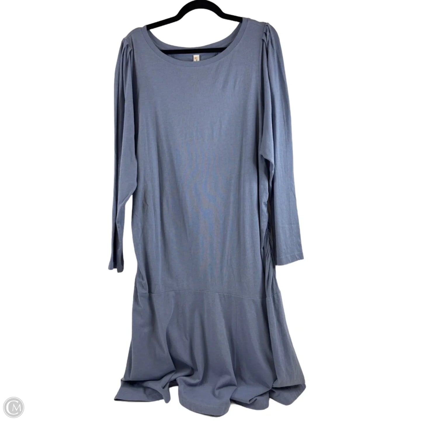 Dress Casual Midi By Daily Practice By Anthropologie In Blue, Size: 2x