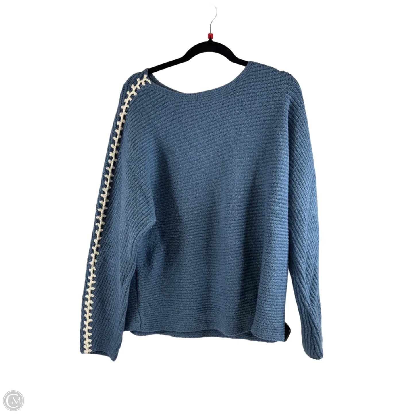 Sweater By J. Jill In Blue & White, Size: M