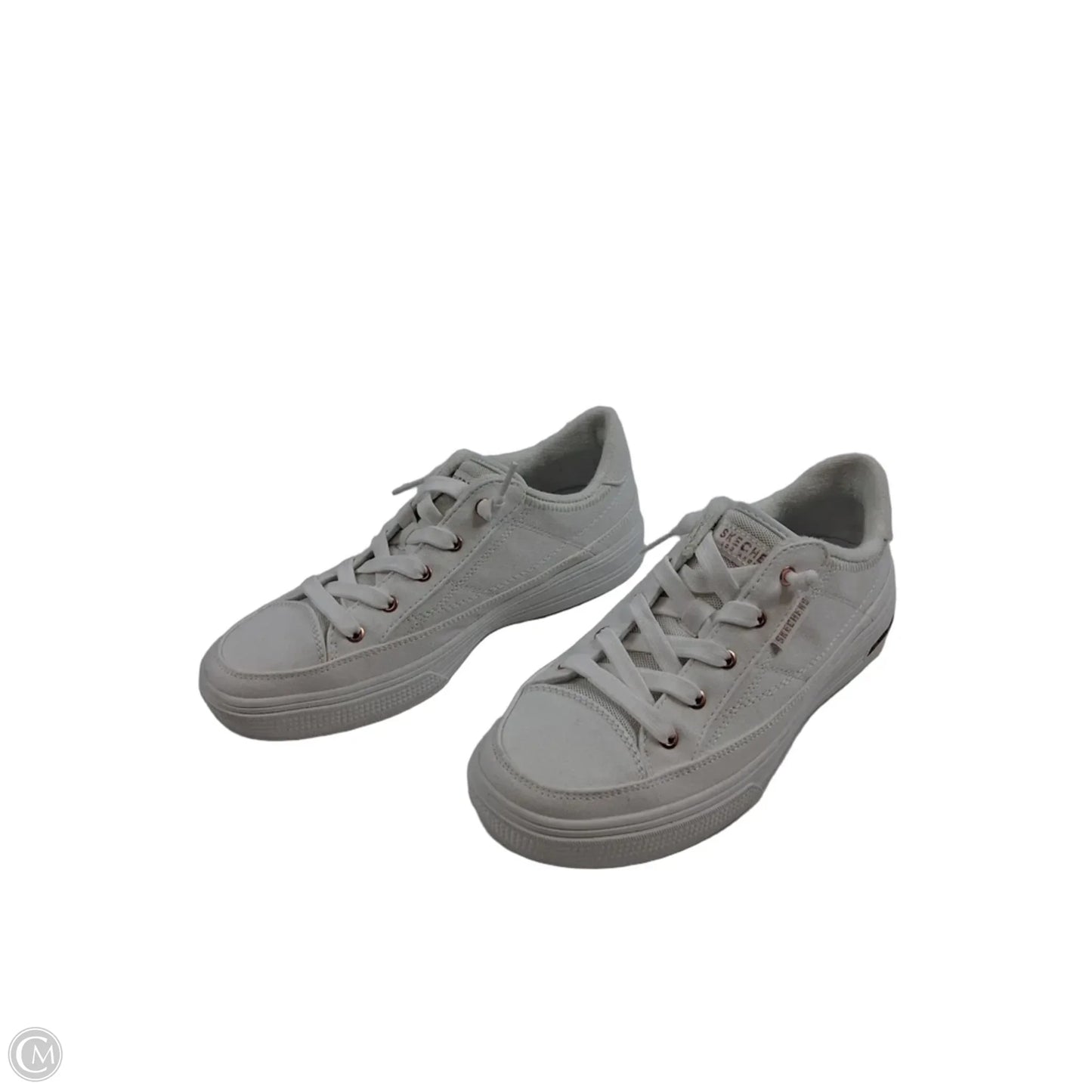 Shoes Sneakers By Skechers In White, Size: 9.5