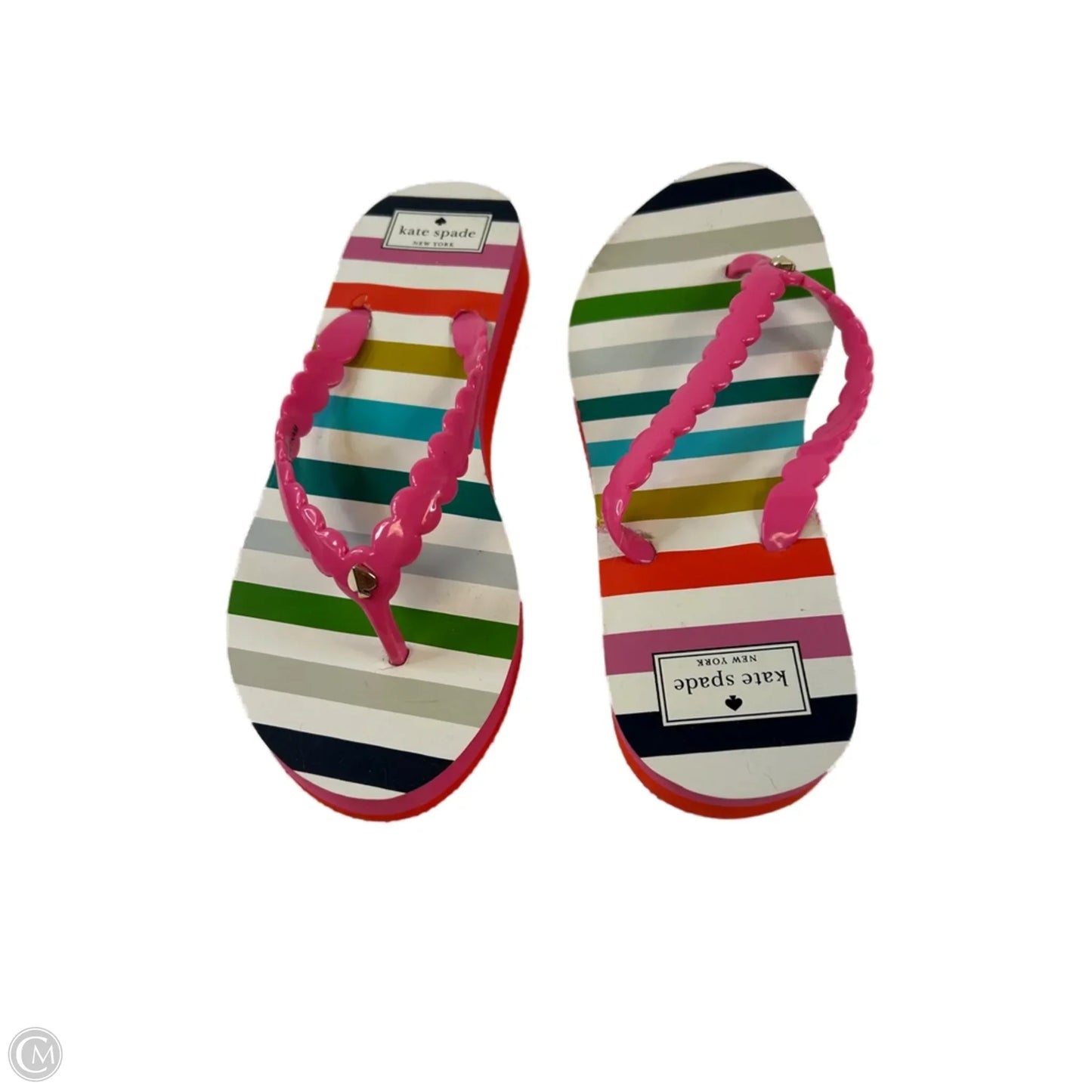 Sandals Designer By Kate Spade In Multi-colored, Size: 8