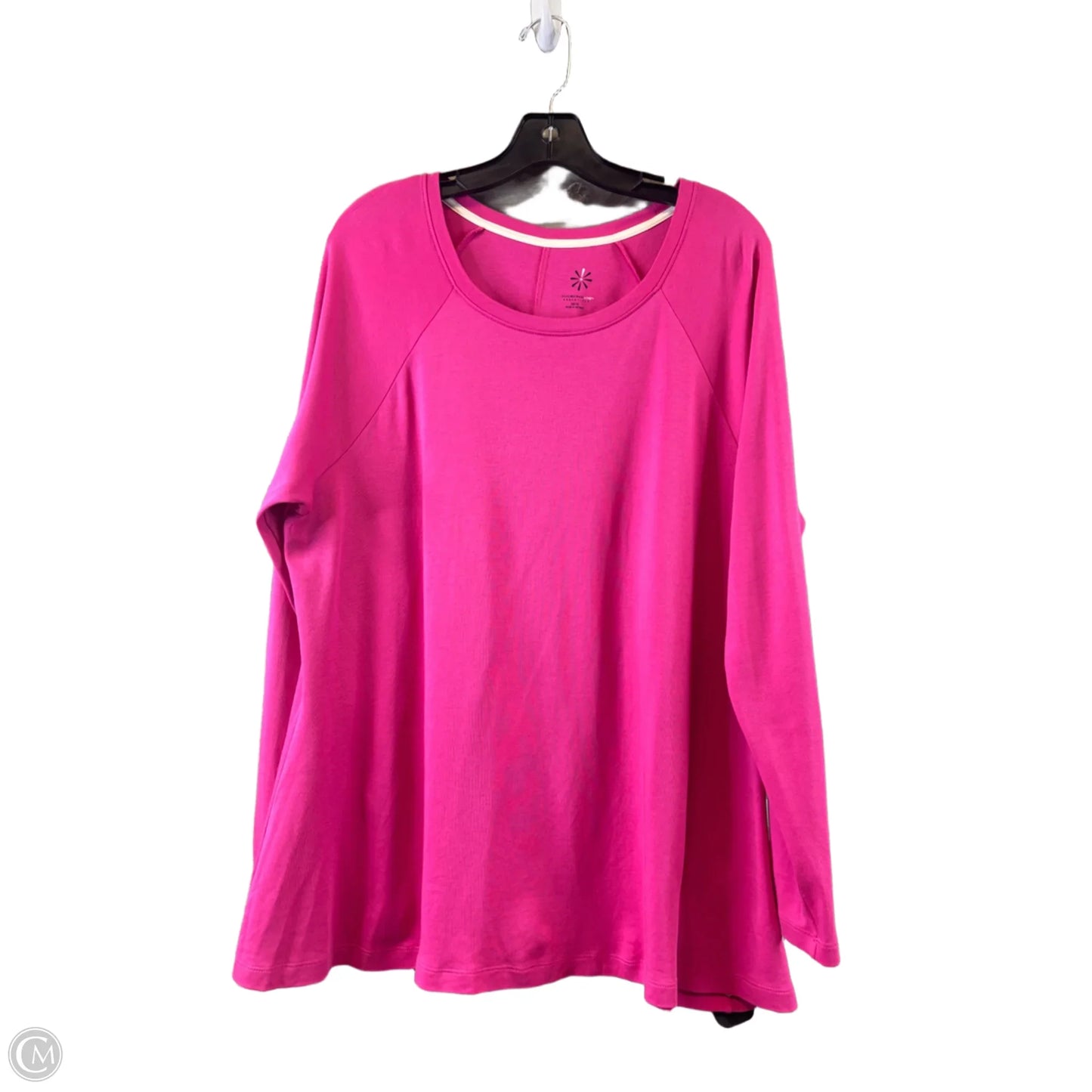 Top Long Sleeve By Isaac Mizrahi Live Qvc In Pink, Size: Xl