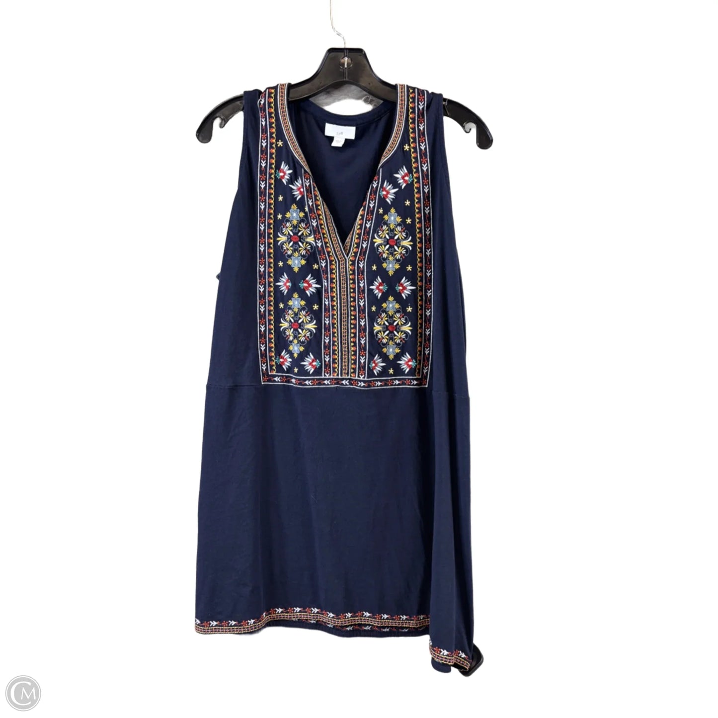 Top Sleeveless By J. Jill In Navy, Size: Xl