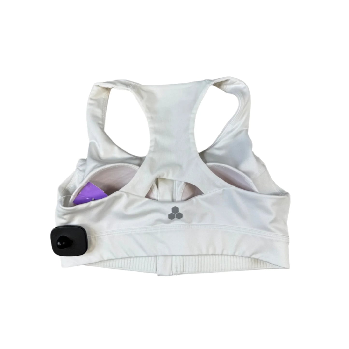 Athletic Bra By Tek Gear In White, Size: S