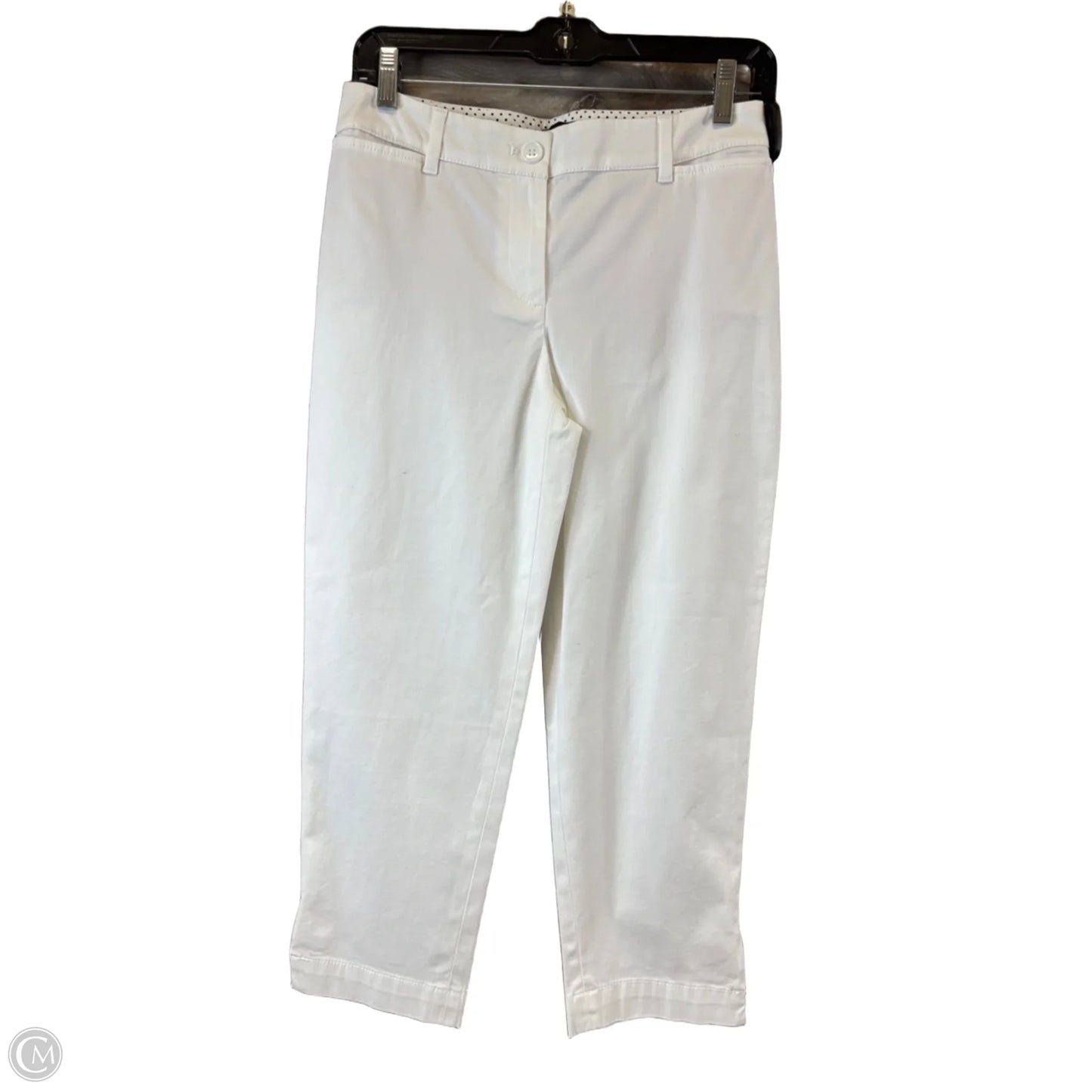 Pants Cropped By Talbots In White, Size: 2p