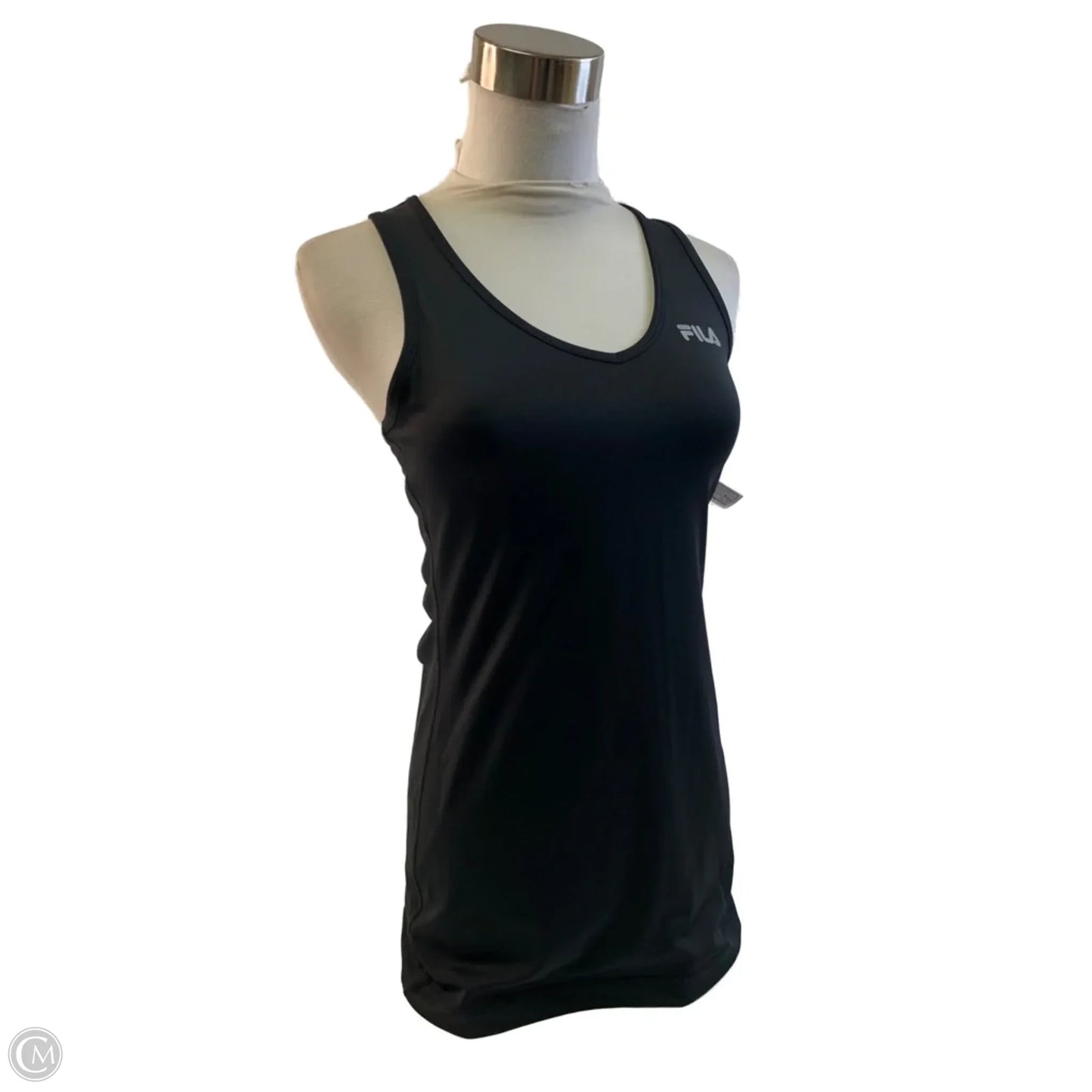 Athletic Tank Top By Fila In Black, Size: S
