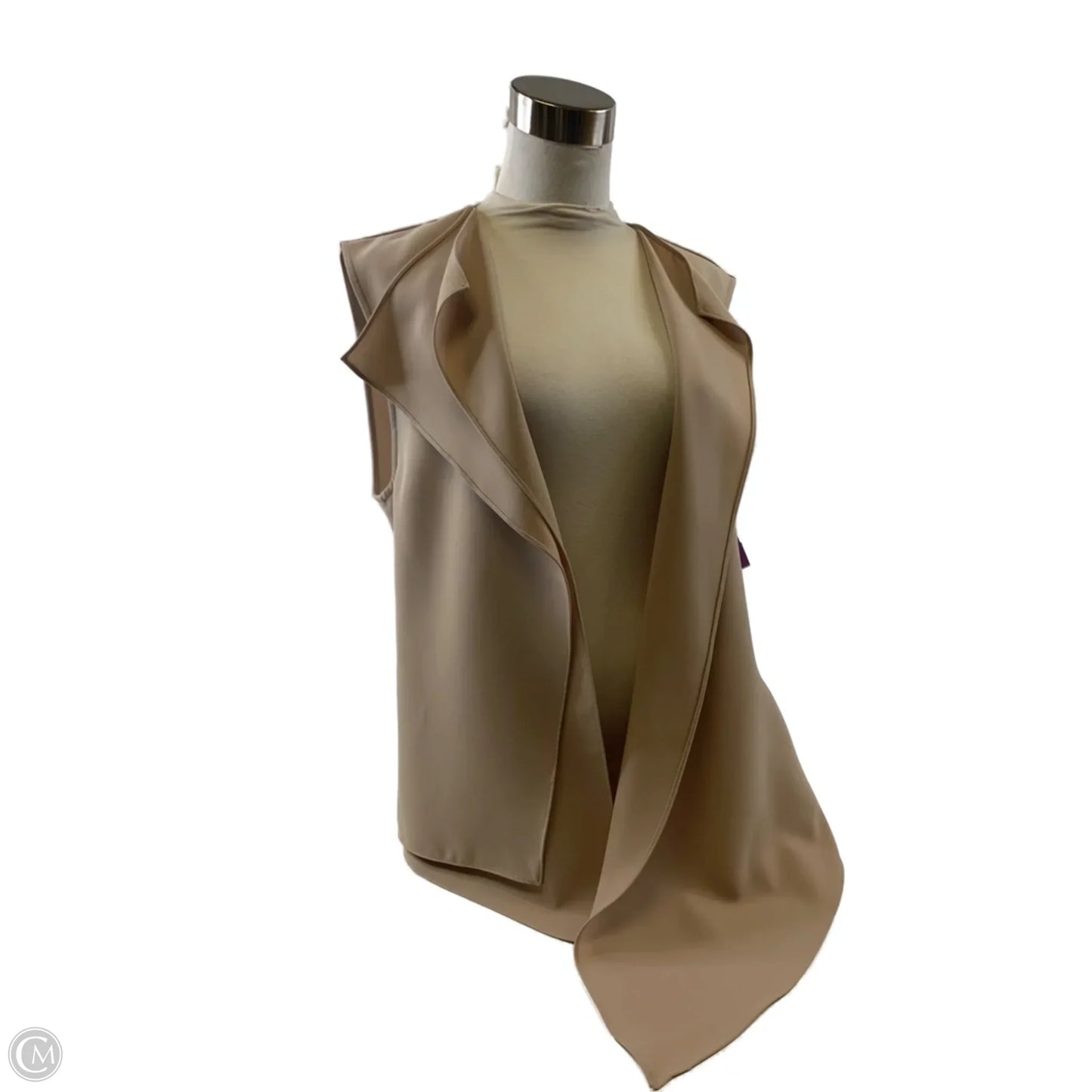 Vest Other By Clothes Mentor In Tan, Size: S