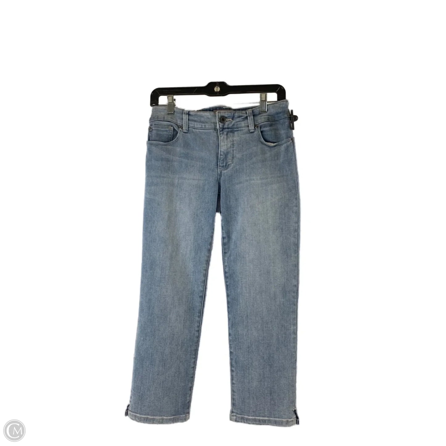 Jeans Cropped By Cmf In Blue Denim, Size: 2