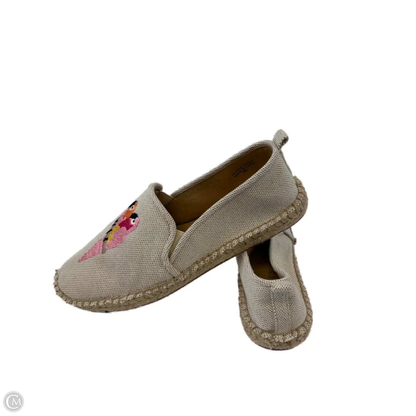 Shoes Flats By Talbots In Black & Pink, Size: 6