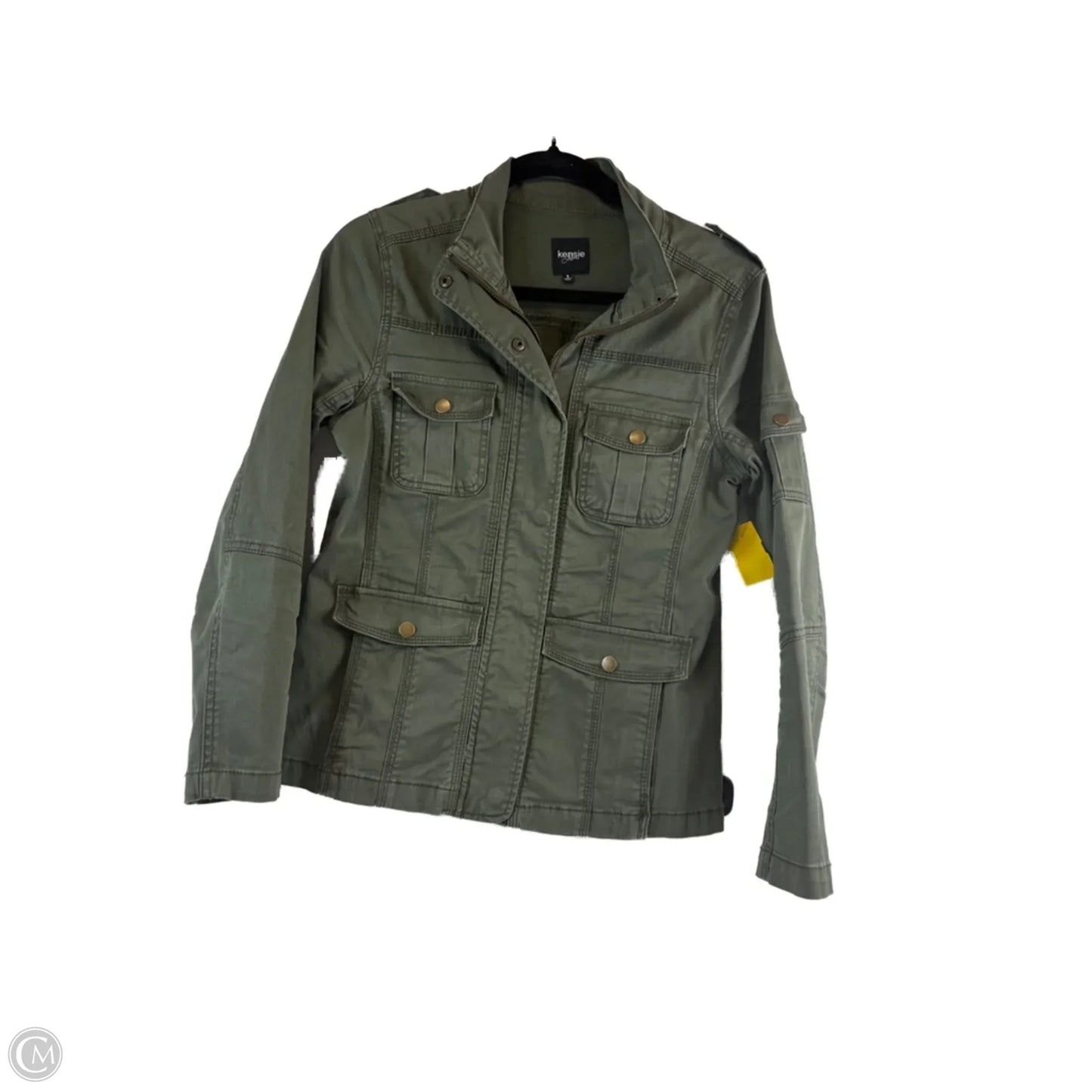 Jacket Utility By Kensie In Green, Size: S