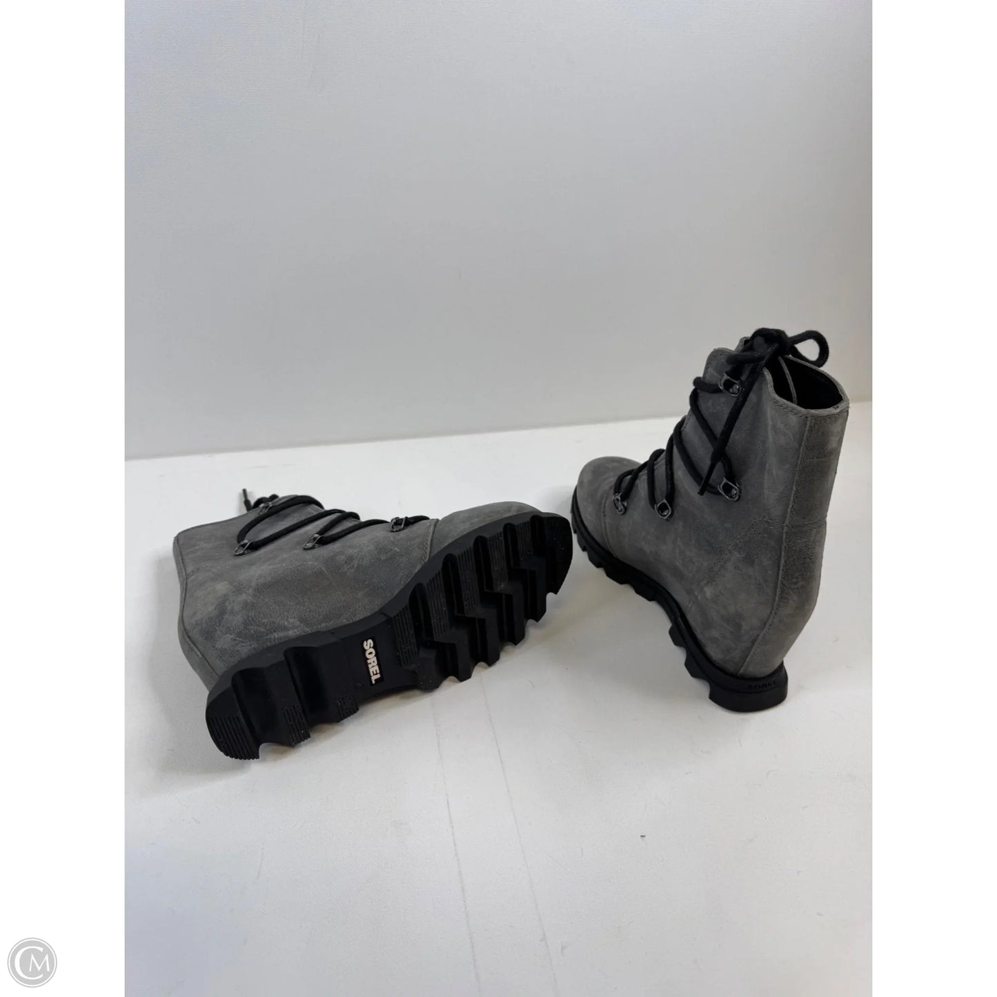 Boots Ankle Flats By Sorel In Grey, Size: 7.5
