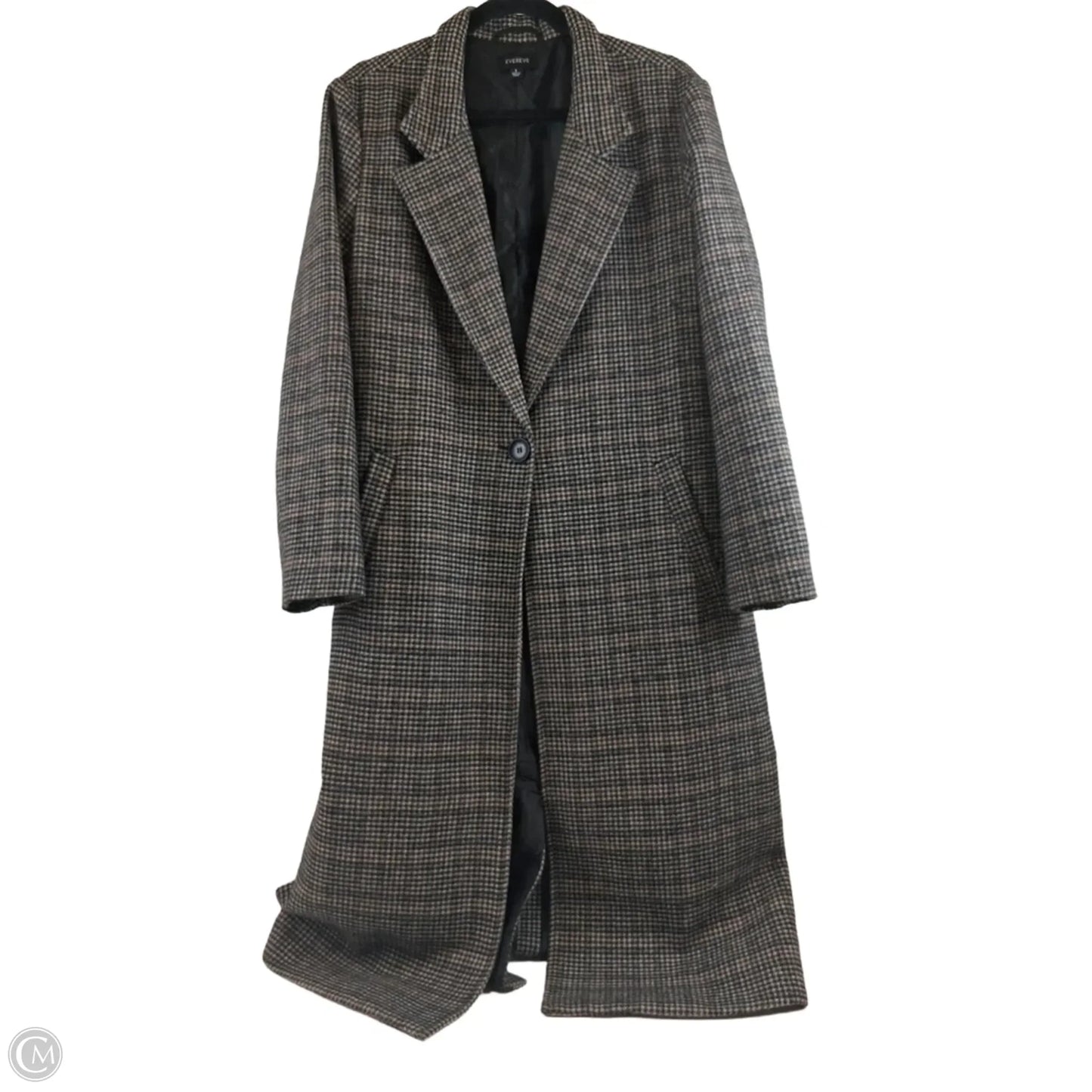 Coat Other By Evereve In Black & Brown, Size: L