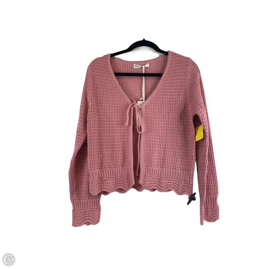 Sweater Cardigan By Grace Karin In Pink, Size: S