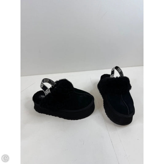 Slippers Designer By Ugg In Black, Size: 7