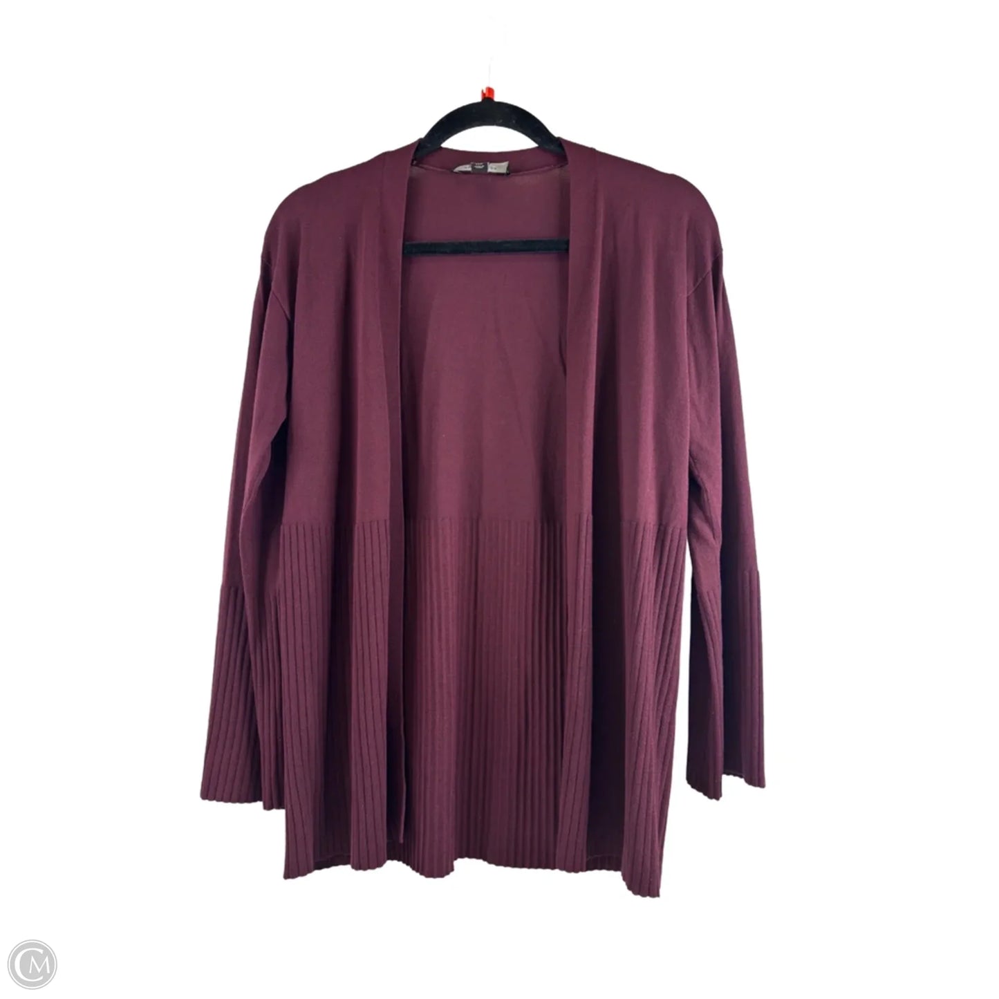 Cardigan By Ann Taylor In Maroon, Size: Xxsp