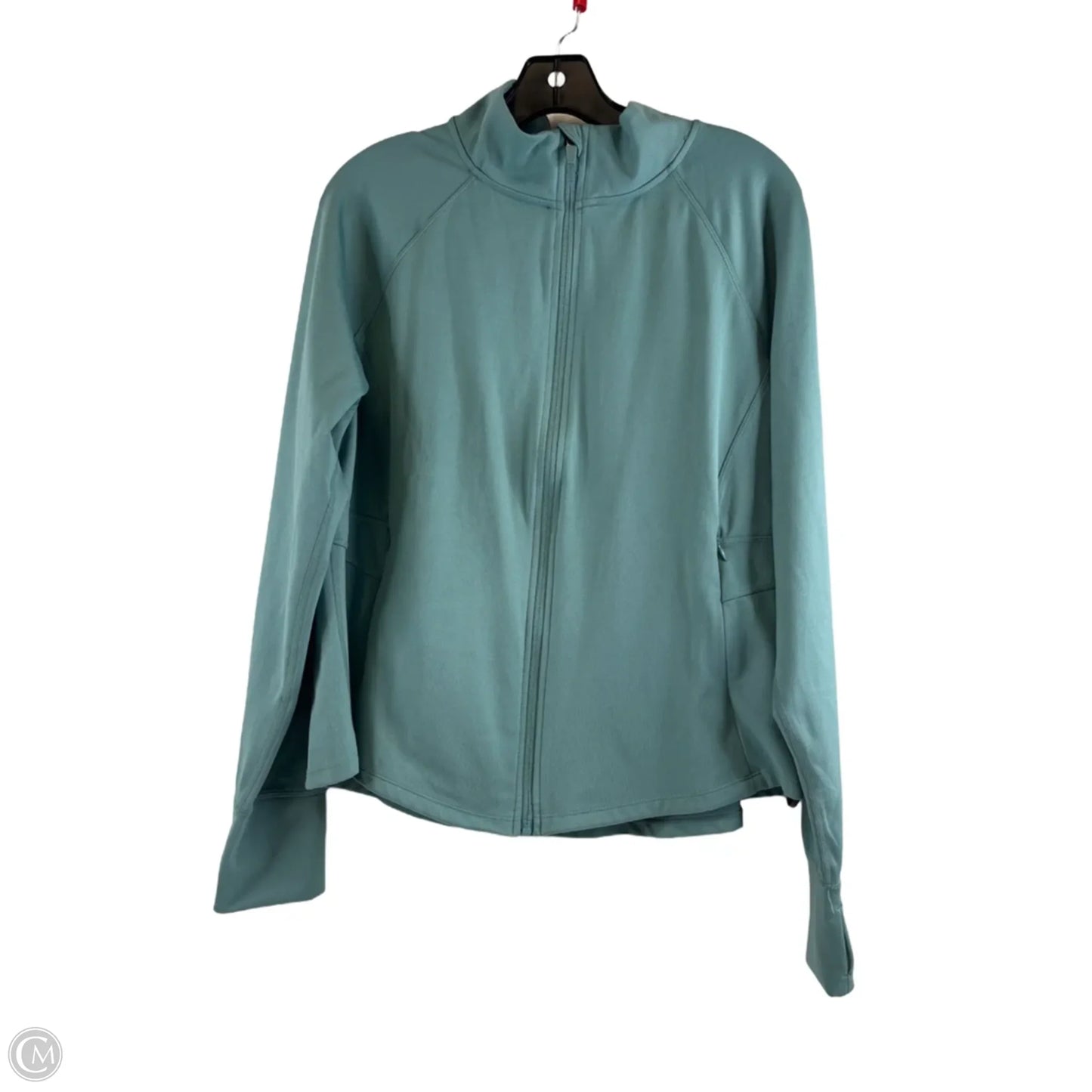 Athletic Jacket By Jockey In Green, Size: Xl