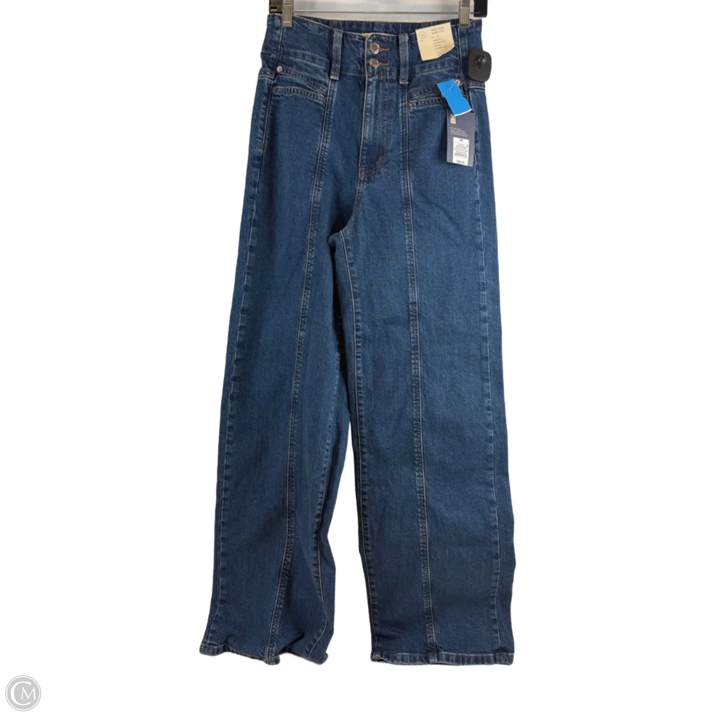 Jeans Wide Leg By Universal Thread In Blue Denim, Size: 4