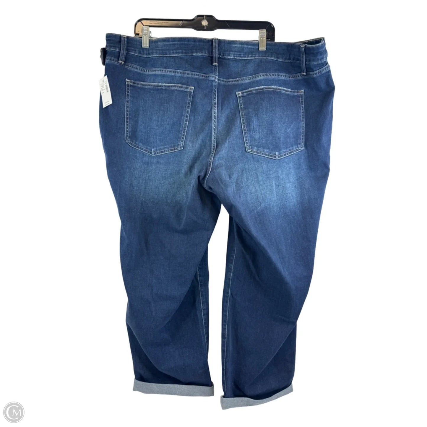 Jeans Cropped By Maurices In Blue Denim, Size: 24