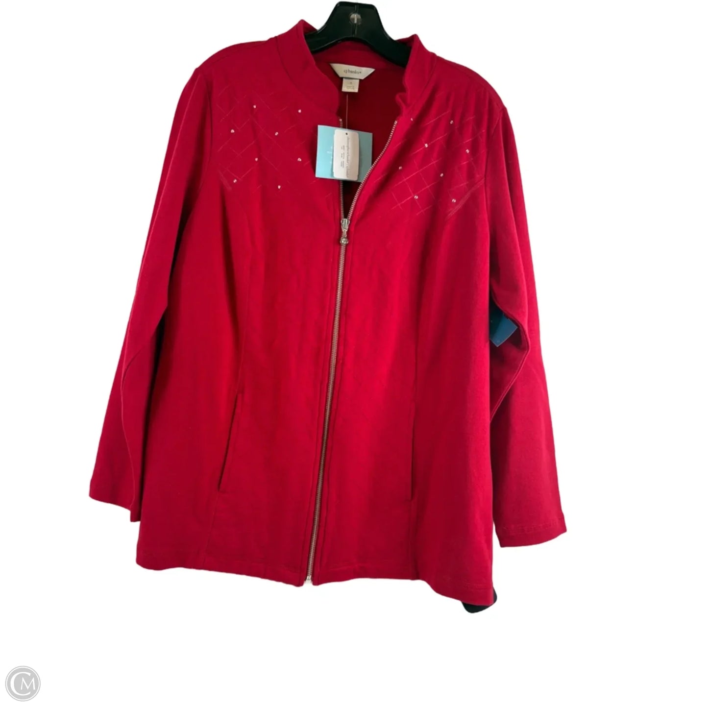 Sweatshirt Collar By Cj Banks In Red, Size: Xl