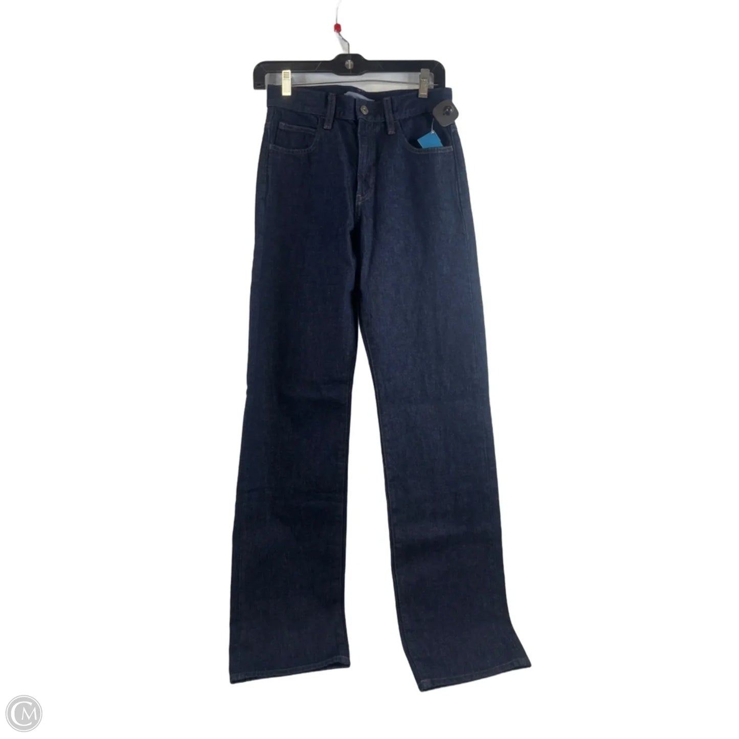 Jeans Straight By Uniqlo In Blue Denim, Size: 6