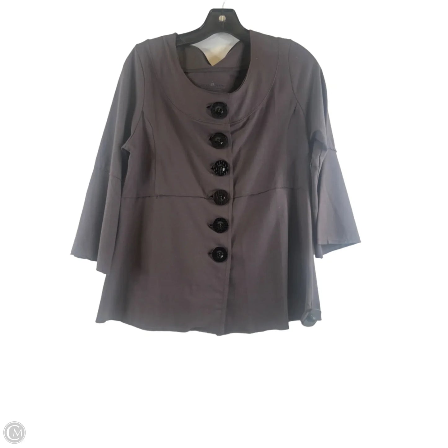 Top 3/4 Sleeve By Neon Buddha In Grey, Size: Xs