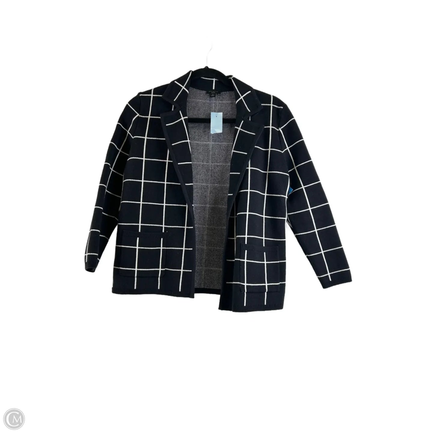 Blazer By Ann Taylor In Black & White, Size: Sp