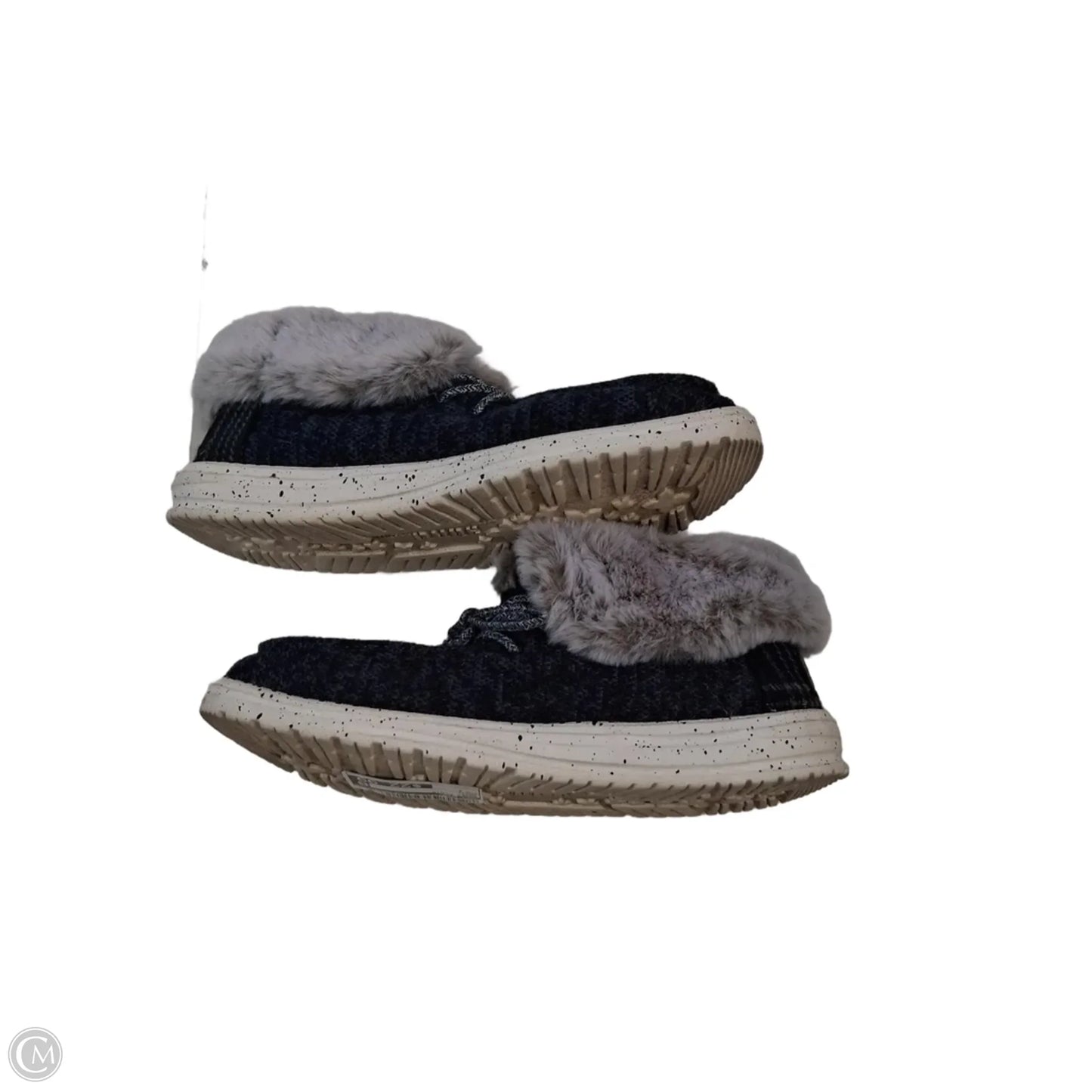 Shoes Flats By Hey Dude In Navy, Size: 7