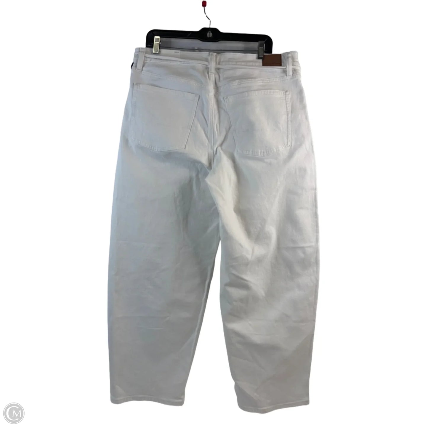 Jeans Wide Leg By American Eagle In White Denim, Size: 12