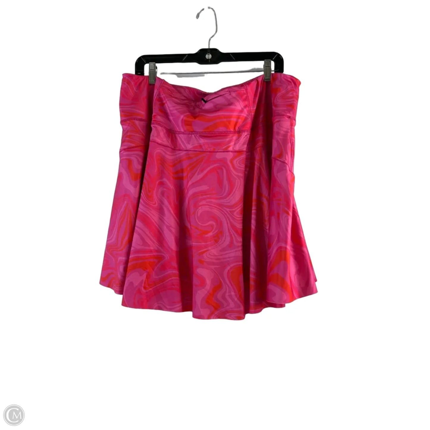 Athletic Skort By Clothes Mentor In Pink & Red, Size: 20