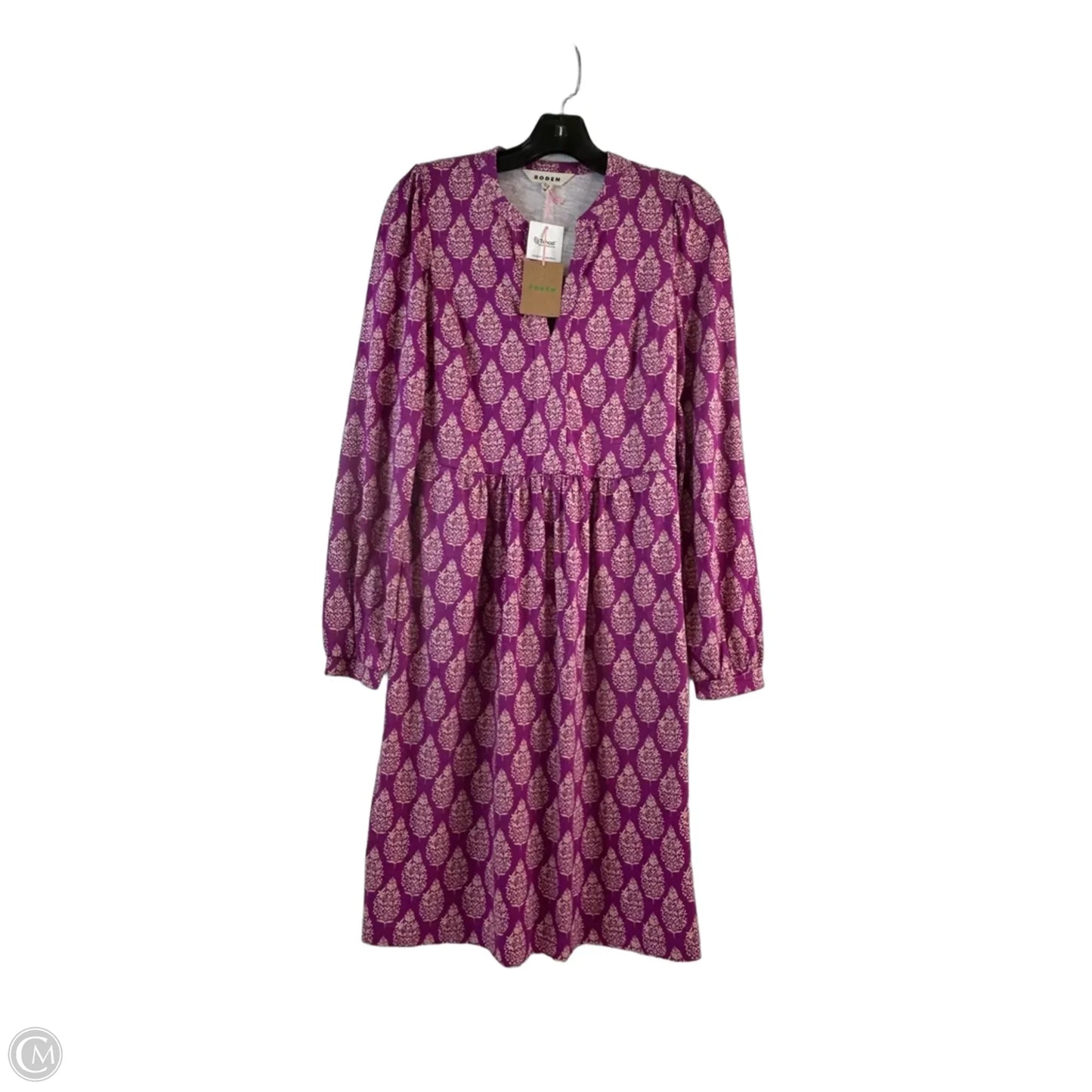 Dress Casual Midi By Boden In Purple, Size: S