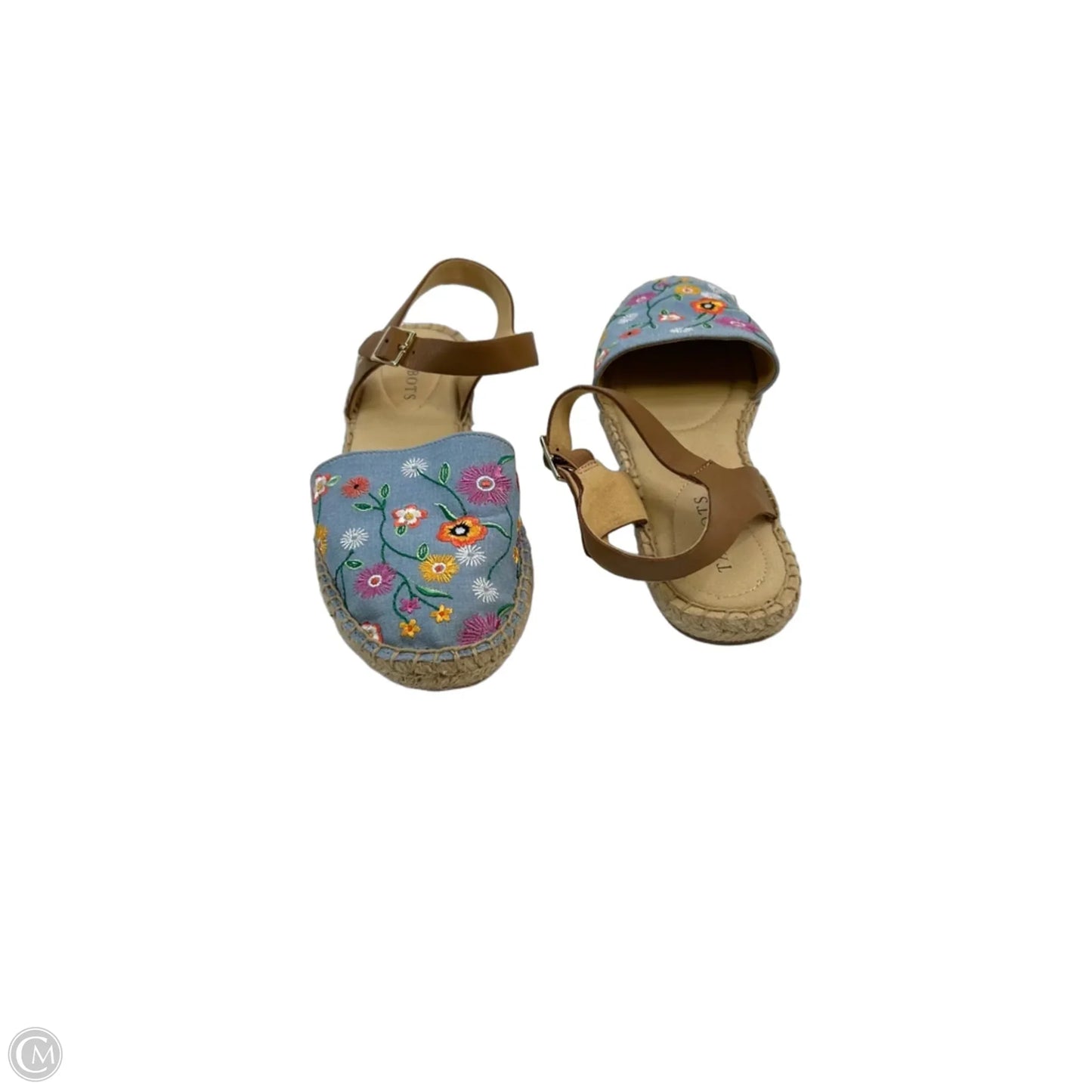 Shoes Flats By Talbots In Floral Print, Size: 6.5