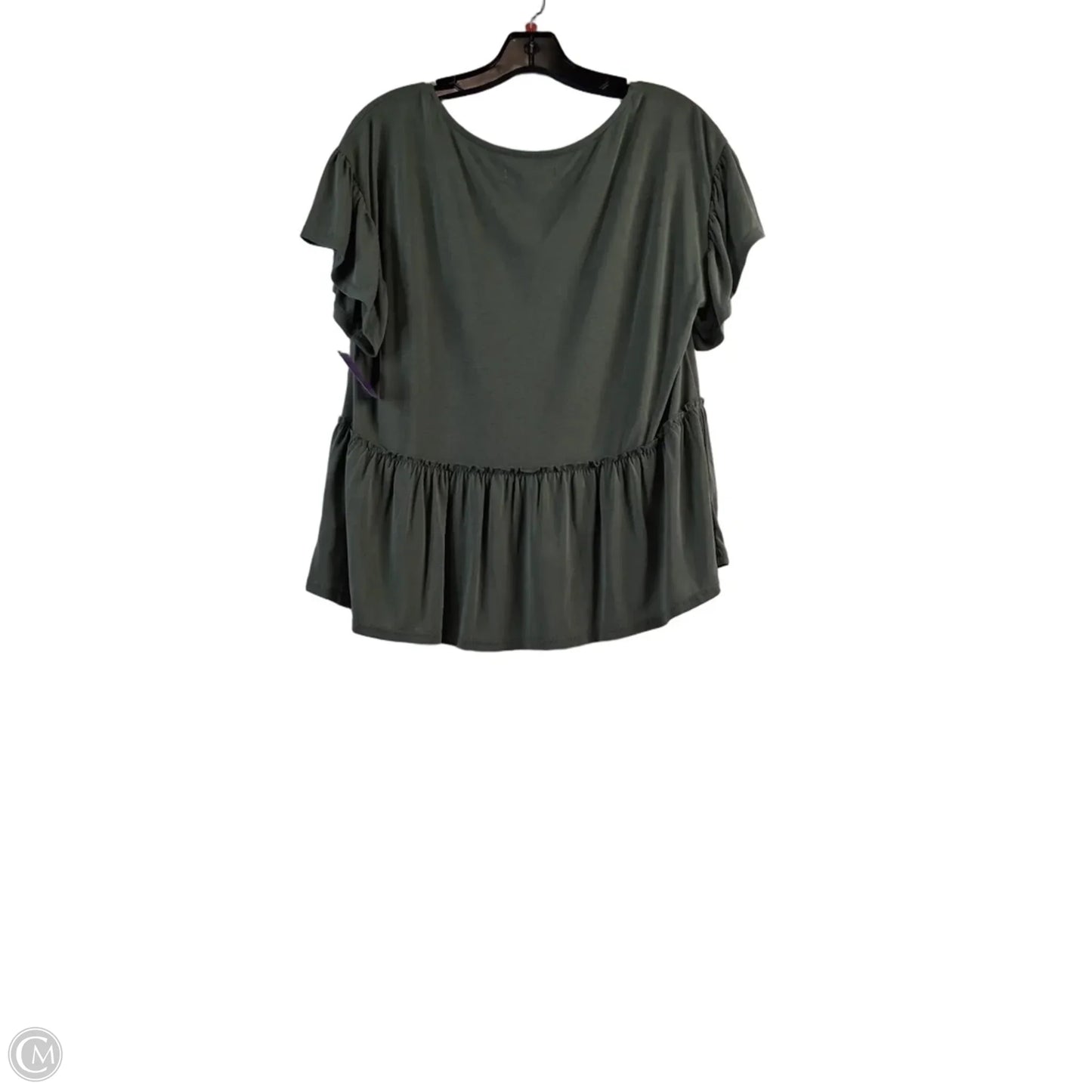 Top Short Sleeve By Lucky Brand In Green, Size: S