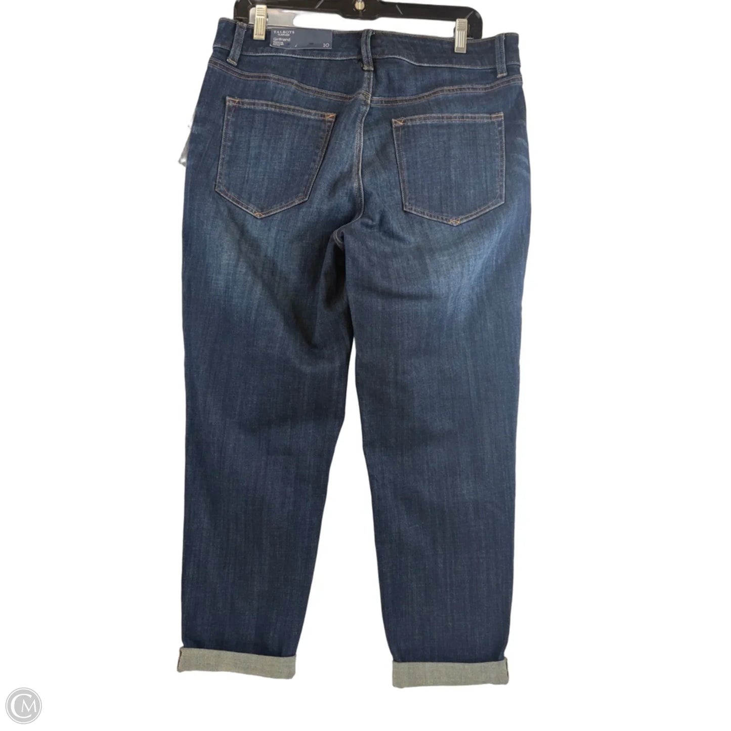 Jeans Straight By Talbots In Blue Denim, Size: 10