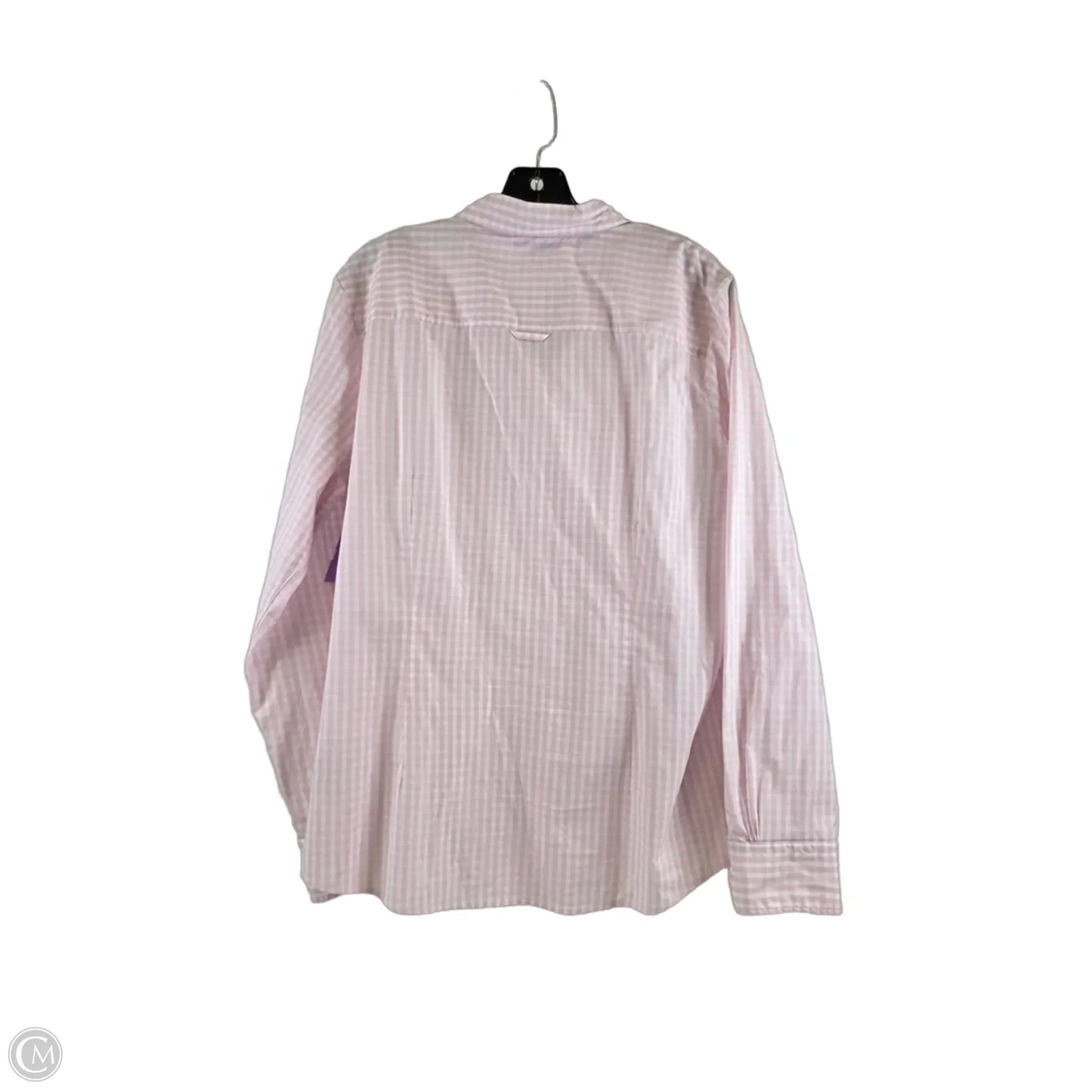 Top Long Sleeve By Brooks Brothers In Checkered Pattern, Size: Xl