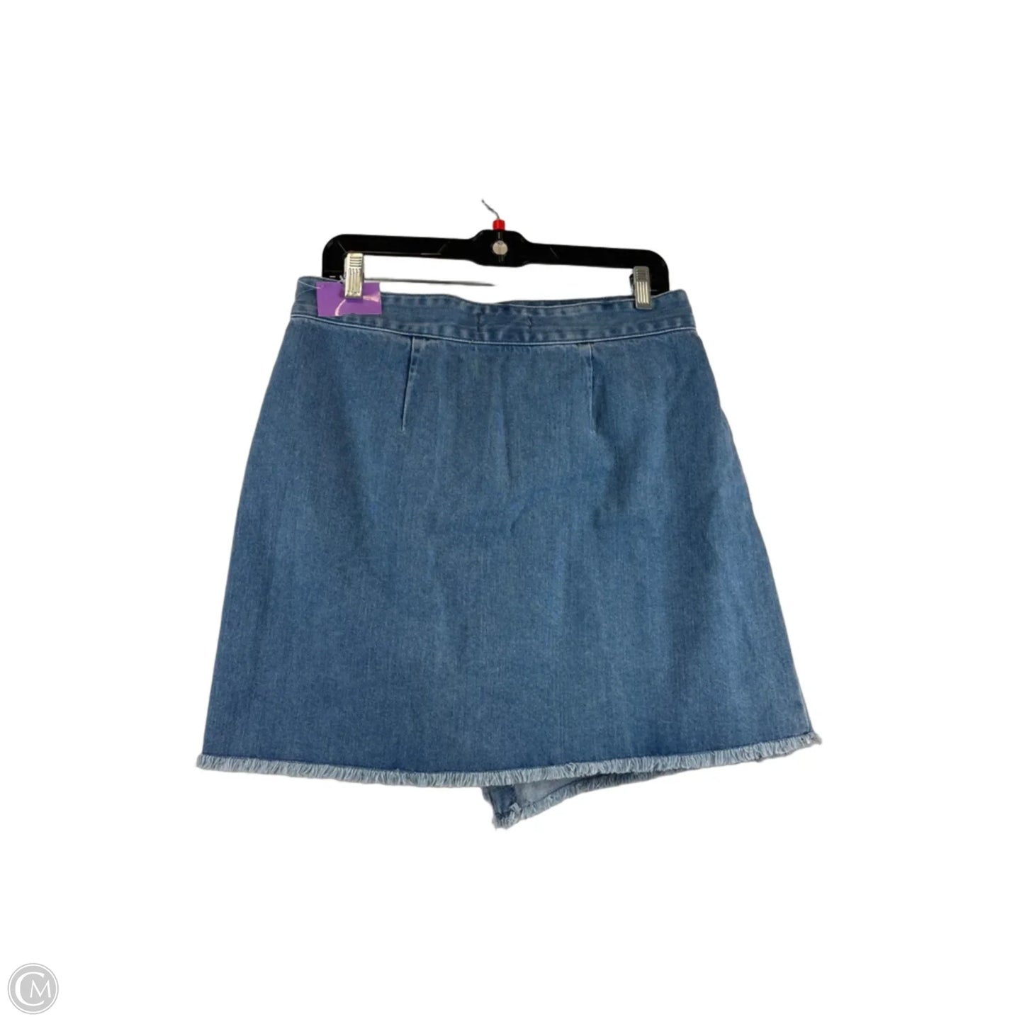 Skirt Mini & Short By Loft In Blue Denim, Size: 8