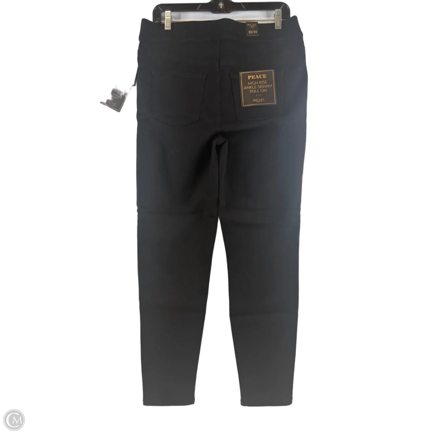 Jeans Skinny By Rachel Roy In Black Denim, Size: 12