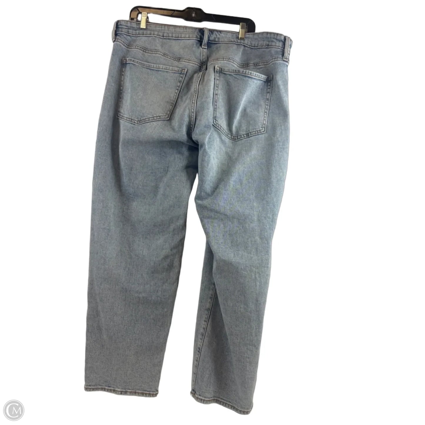 Jeans Straight By Old Navy In Blue Denim, Size: 18