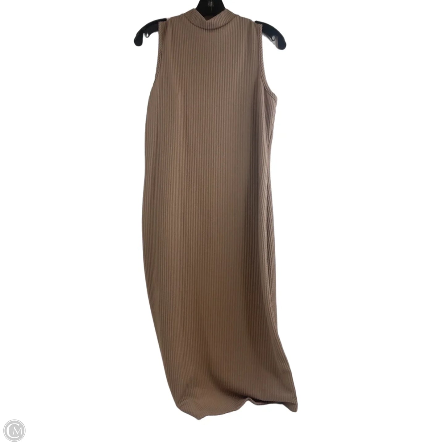 Dress Casual Midi By Olivia Rae In Brown, Size: M