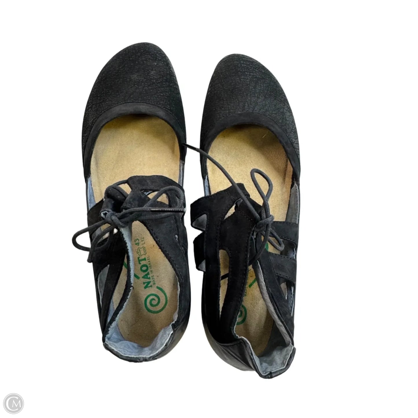 Shoes Flats By Naot In Black, Size: 12
