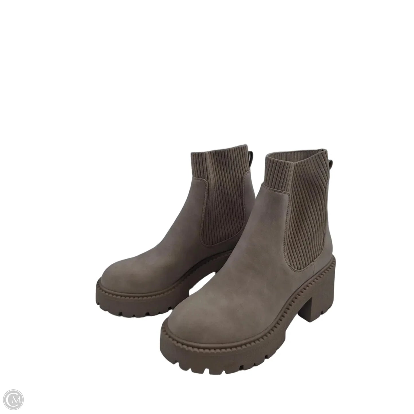 Boots Ankle Heels By Madden Girl In Beige, Size: 8.5