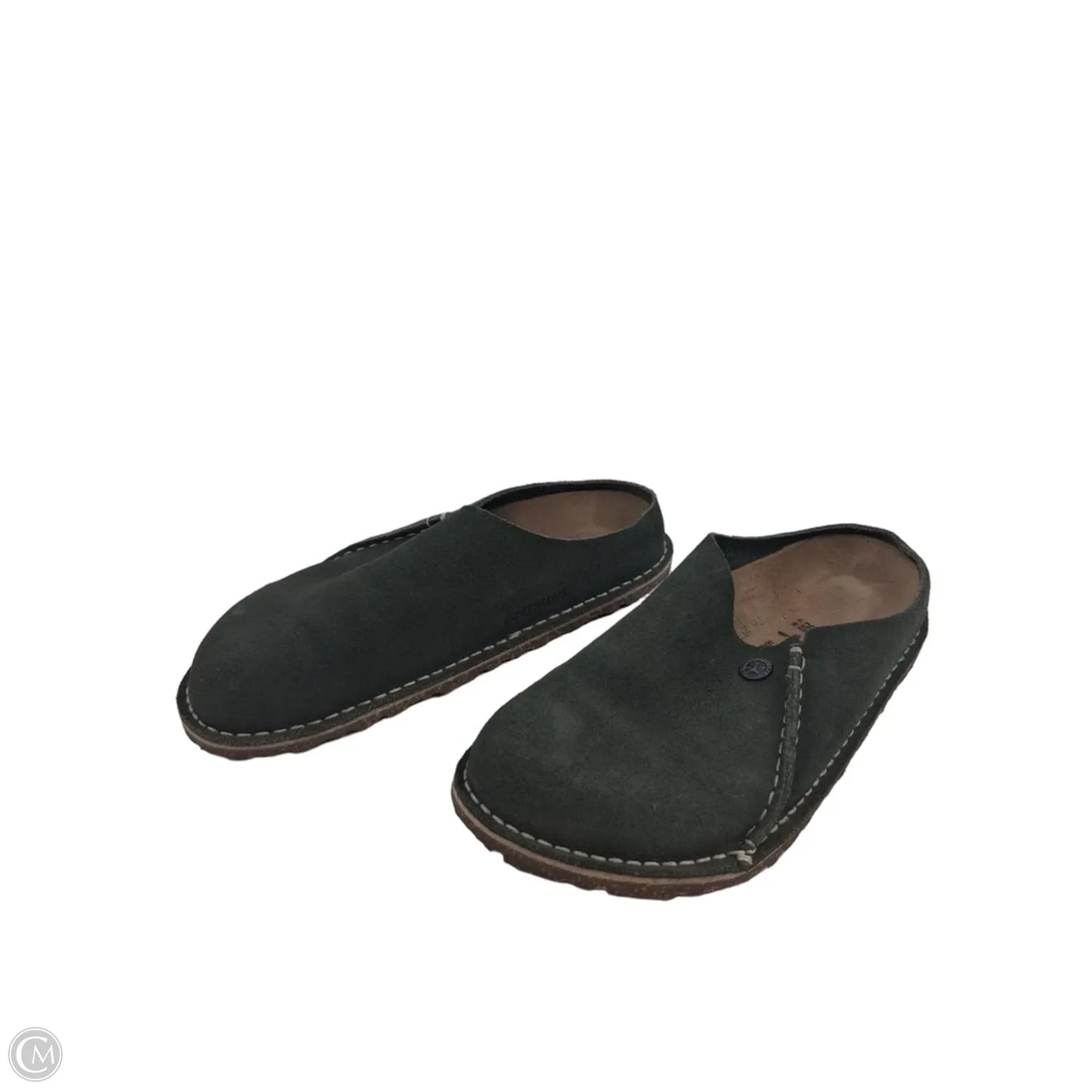 Shoes Flats By Birkenstock In Green, Size: 8