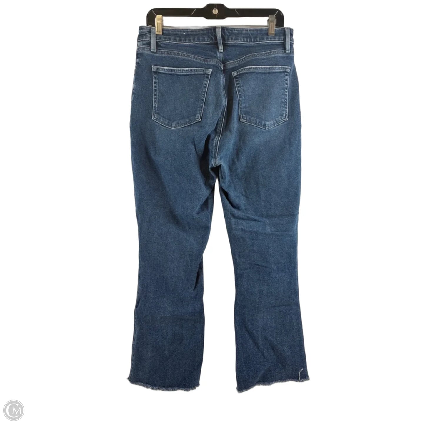Jeans Cropped By Loft In Blue Denim, Size: 10