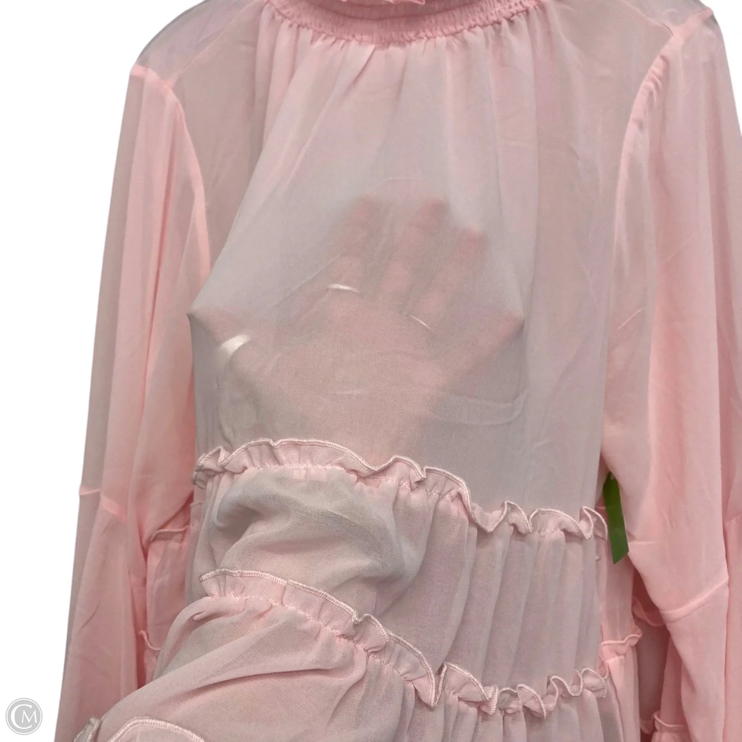 Top Long Sleeve By Torrid In Pink, Size: 2x