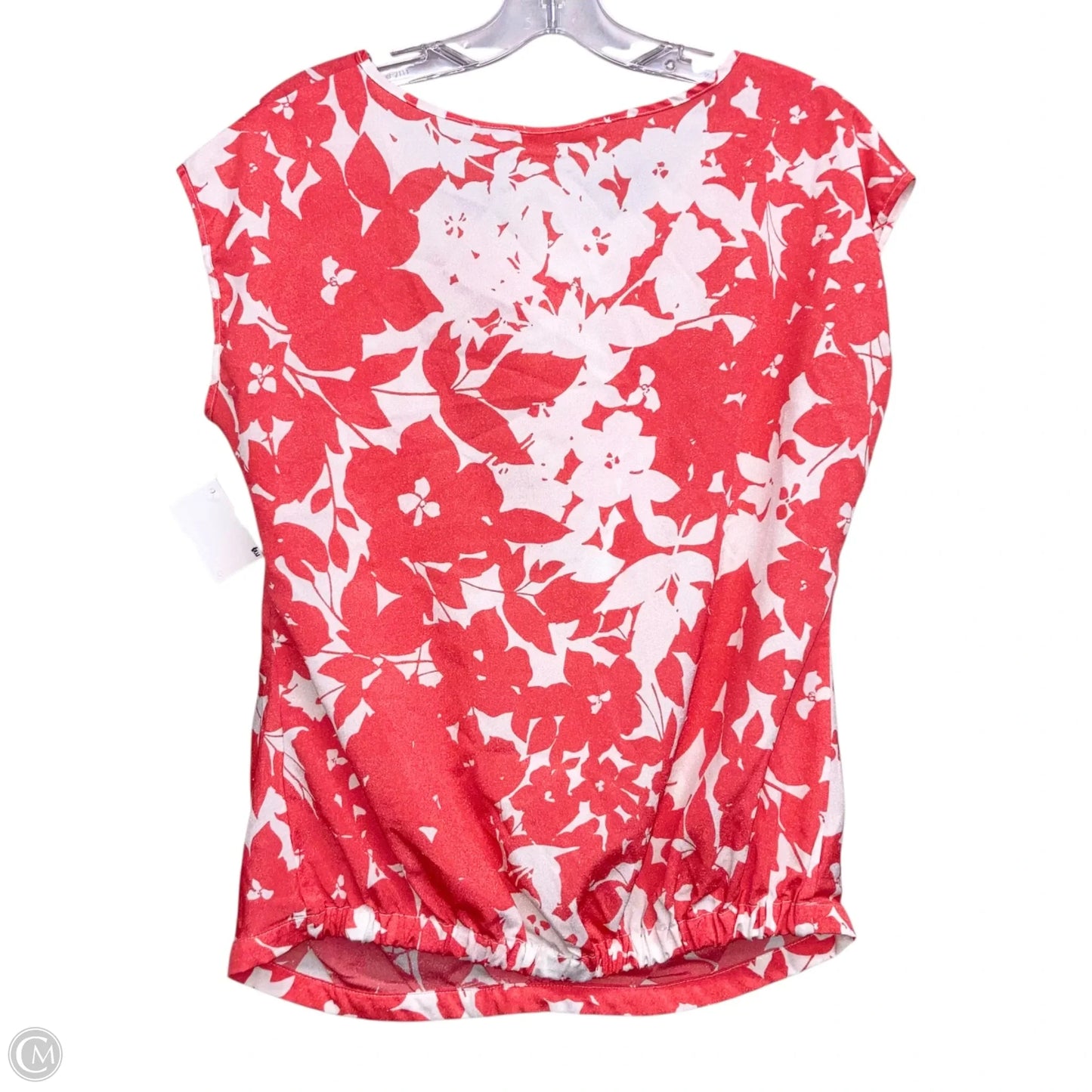 Top Sleeveless By New York And Co In Red & White, Size: S