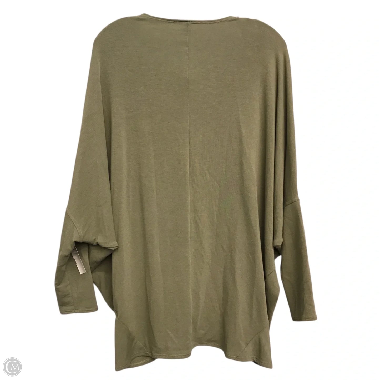 Top Long Sleeve By Alya In Green, Size: L