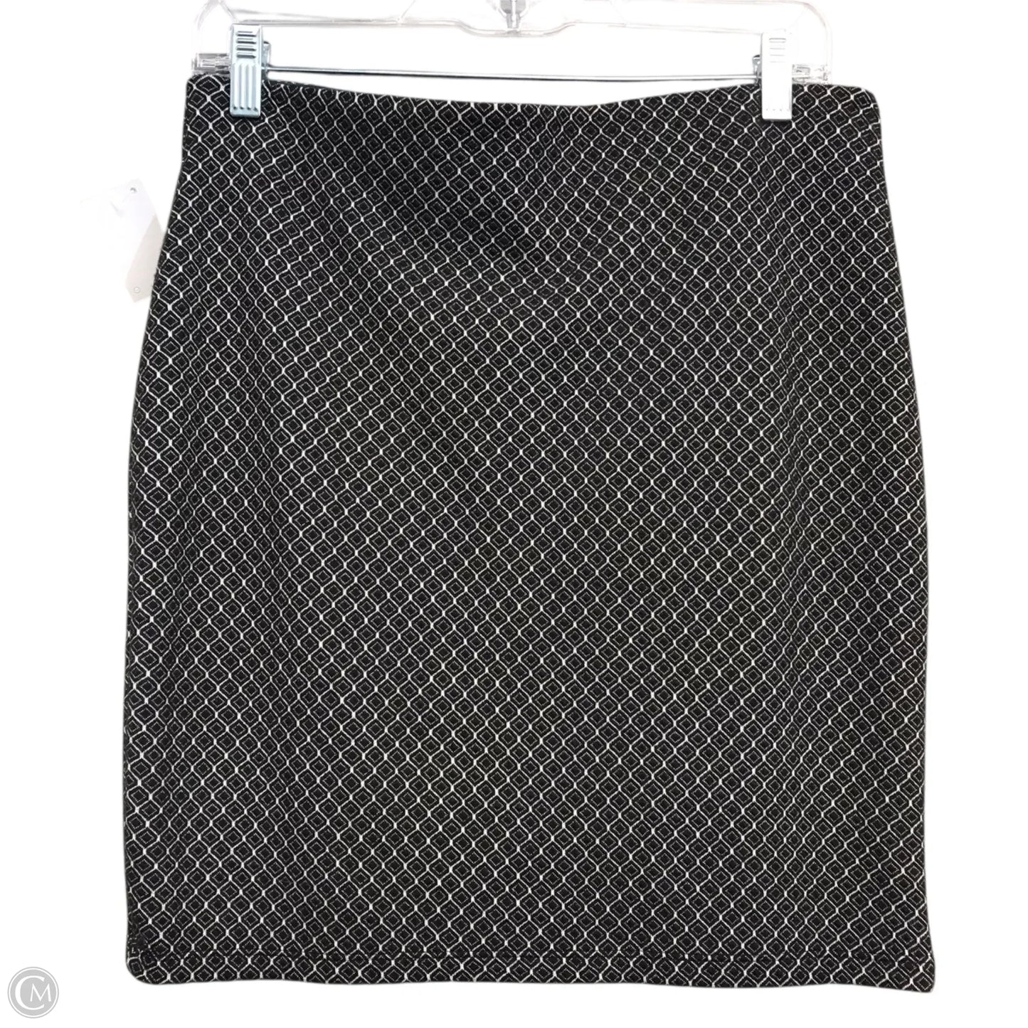 Skirt Mini & Short By Loft In Black & White, Size: 8
